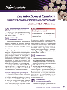 Les infections à Candida