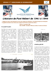 L`histoire de Pont-Hébert de 1940 à 1944 - Saint