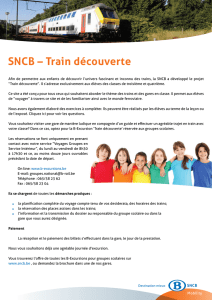 SNCB – Train découverte