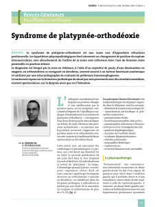 Syndrome de platypnée-orthodéoxie