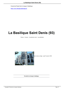 La Basilique Saint Denis (93) - Paroisse de Saint