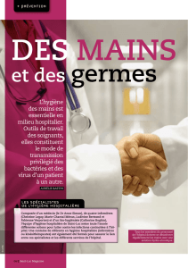 et des germes - Cliniques universitaires Saint-Luc