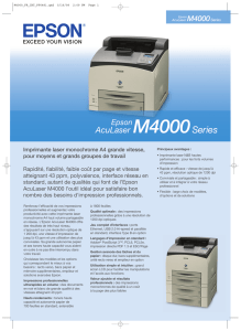 Imprimante laser monochrome A4 grande vitesse, pour