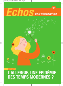 Les Allergies - Pharmacie de l`Estoril
