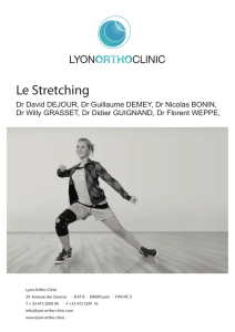 Le Stretching - Lyon Ortho Clinic