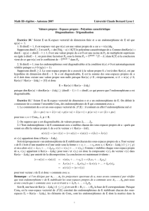Math III-Algèbre - Automne 2007 Université Claude Bernard Lyon 1