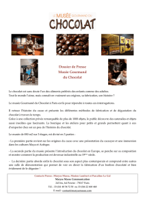Dossier de Presse Musée du Chocolat Paris