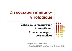 Dissociation immuno virologique - COREVIH Haute