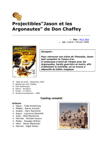 Projectibles"Jason et les Argonautes" de Don Chaffey