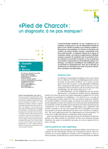 Pied de Charcot - Revue Médicale Suisse