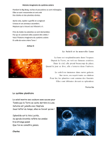 Poésies cm2 Univers galaxies planètes - Ecole Saint