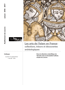 Les arts de l`Islam en France