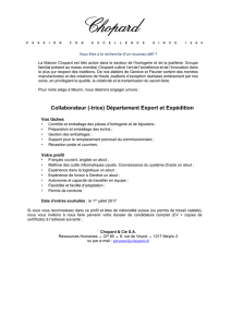 Collaborateur (-trice) Département Export et Expédition