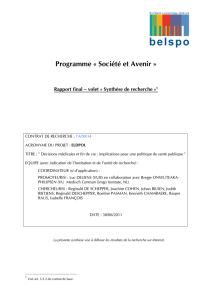 Programme « Société et Avenir »
