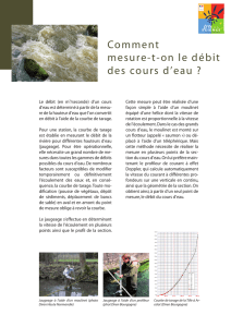 Comment mesure-t-on le débit des cours d`eau