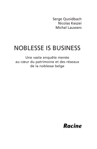 NobLeSSe iS buSiNeSS