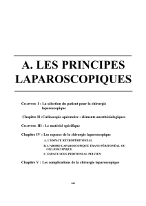 a. les principes laparoscopiques