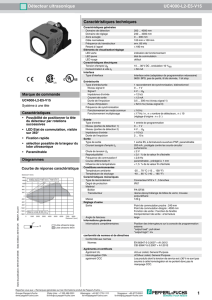 1 Détecteur ultrasonique UC4000 L2 E5 V15