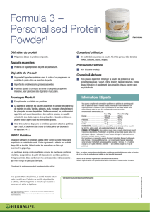 Formula 3 – Personalised Protein Powder1