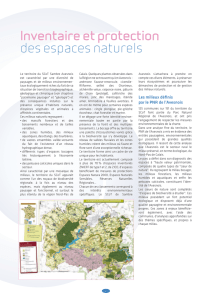 Inventaire et protection des espaces naturels