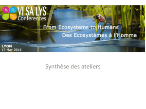 Synthèse des Ateliers_Journée des Ecosystèmes à l