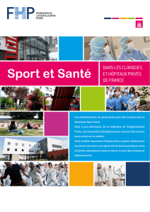 Sport et Santé - FHP-SSR