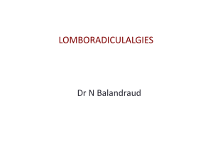lomboradiculalgies