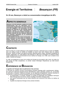 Energie et Territoires Besançon (FR)