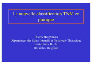 La nouvelle classification TNM en pratique