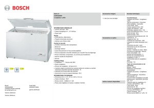 Bosch GCM34AW20 CONGELATEUR COFFRE 91.6x140.5x74.3 A+