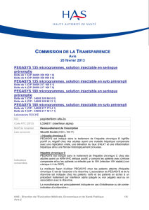 Avis de la Commission de la Transparence du 20-02-2013