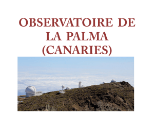 observatoire de la palma (canaries)