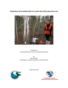 Évaluation de la biodiversité et la santé des forêts dans Kent sud