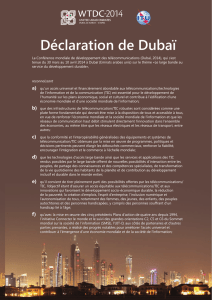 Déclaration de Dubaï