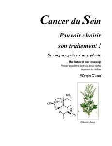 Cancer du sein - traitement par les plantes