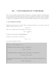 eu - convergence uniforme