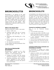 bronchiolitis - Southern Health
