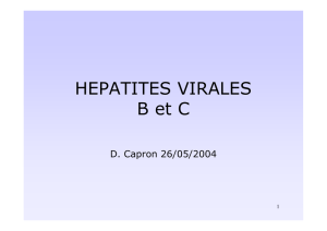 HEPATITES VIRALES B et C - epu