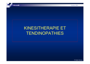 kinesitherapie et tendinopathies - Clinique Lyon-Nord