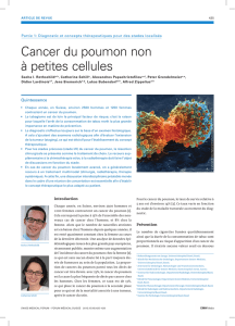 Cancer du poumon non à petites cellules