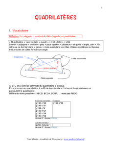 quadrilatères - maths et tiques