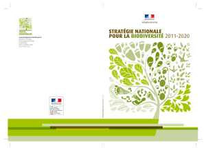 Stratégie nationale pour la biodiverSité 2011-2020