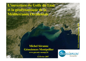 Marge Golfe du Lion - Géosciences Montpellier