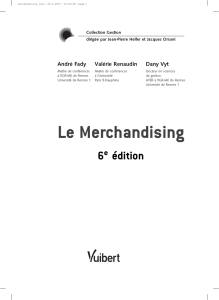 Le Merchandising. 6e Ã©dition