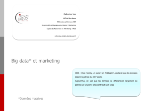 Big data* et marketing
