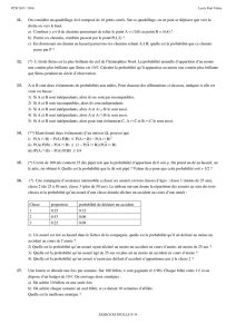 Page 1 PCSI 2015 - 2016 Lycée Paul Valéry EXERCICES FEUILLE