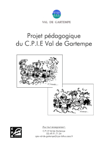Projet pédagogique du CPIE Val de Gartempe