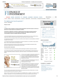 GINGRAS, Yves, Finance et Investissement, 26 août 2015