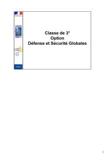 Diapositive 1 - Éducation à la défense et à la sécurité nationale