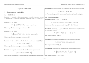 Espaces vectoriels - Page Personnelle de Jérôme Von Buhren